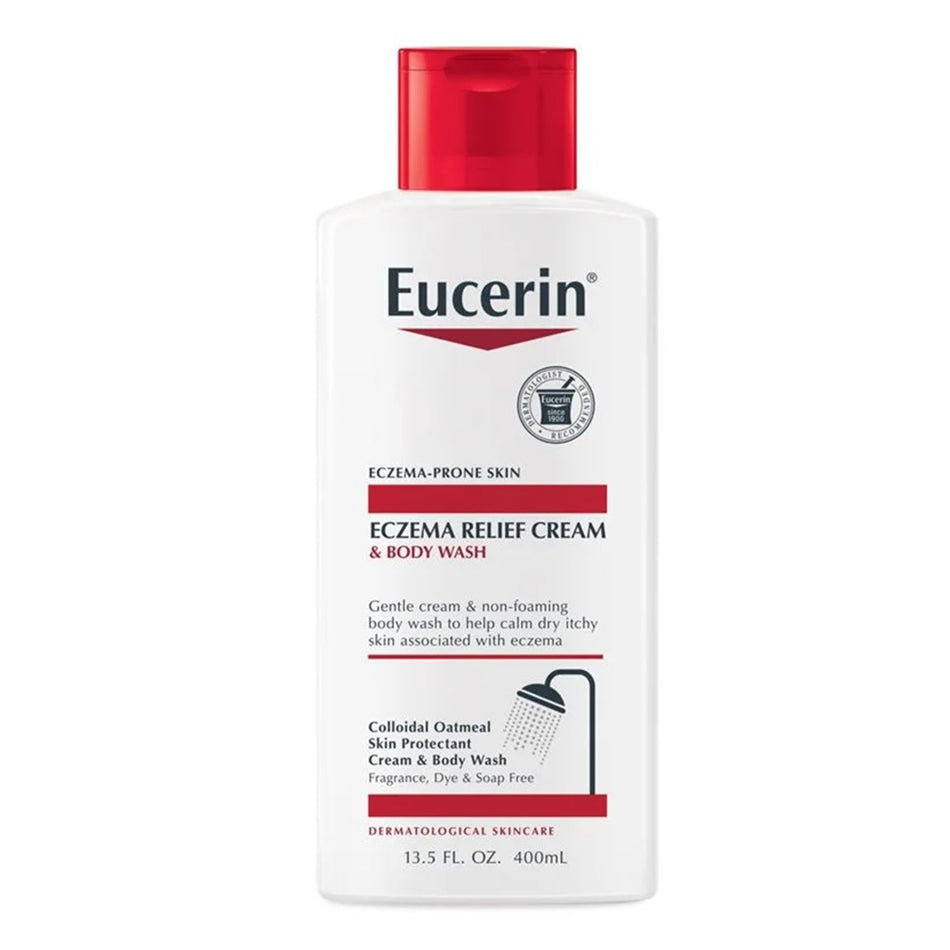 Eucerin� Eczema Relief Cream and Body Wash, 13.5 oz.-Body Wash Eucerin� Eczema Relief Cream 13.5 oz. Bottle Unscented
