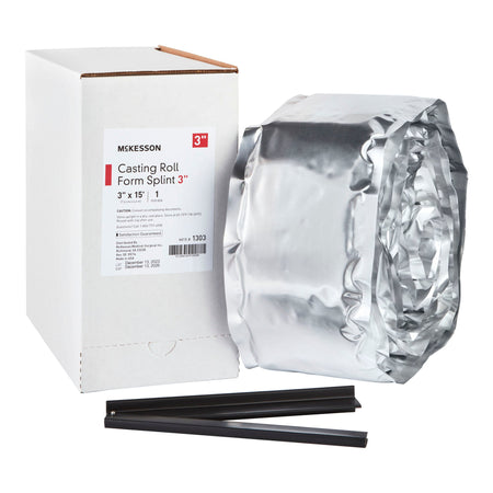 McKesson White Casting Roll Form Splints, 3 Inch x 5 Yard - Orthopedic>Casting>Cast and Splint Materials - McKesson Brand