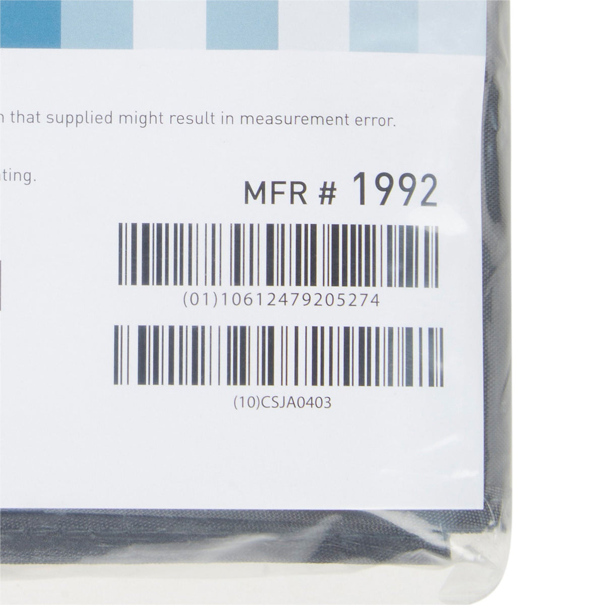 McKesson Reusable Blood Pressure Cuff, Large, Black - Diagnostic Instruments and Supplies>Blood Pressure>Blood Pressure Cu...