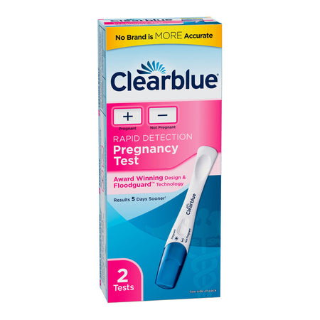 Clearblue hCG Pregnancy Home Device Reproductive Health Test Kit-Reproductive Health Test Kit Clearblue hCG Pregnancy Test 2 Tests CLIA Waived