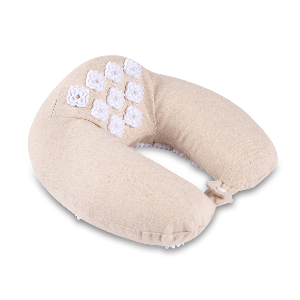 Kanjo Memory Foam Travel Acupressure Neck Pillow-Acupressure Neck Pillow Kanjo 5 X 12 X 13 Inch