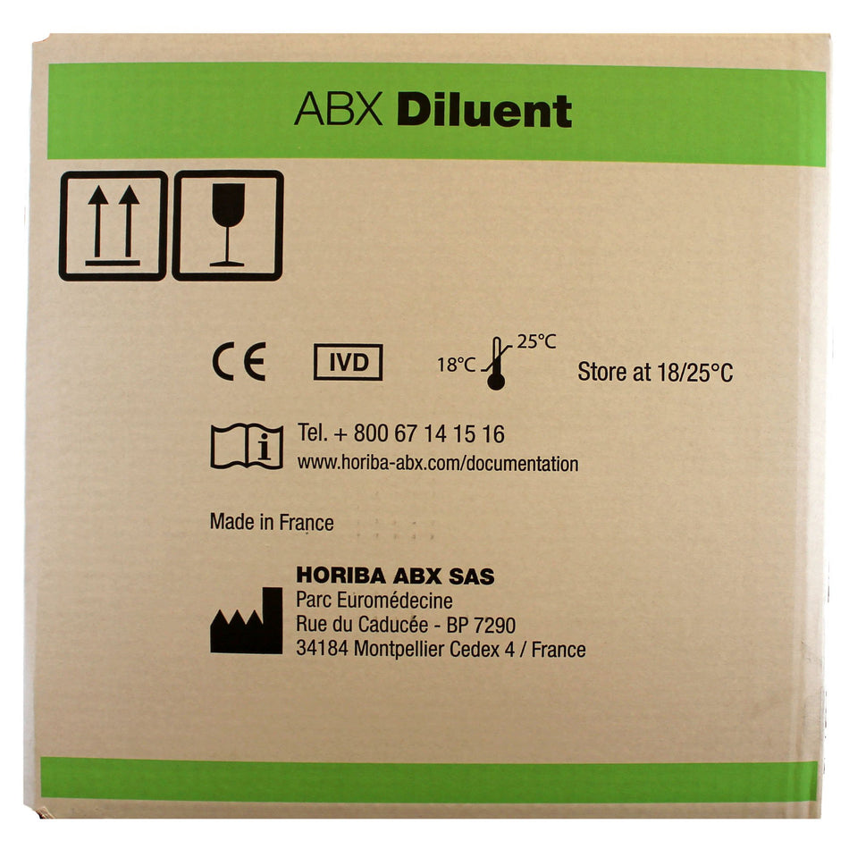 ABX Pentra Reagent Diluent for ABX Pentra 60 / 80 Hematology Analyzers, Leucocytes test-Hematology Reagent Diluent ABX Pentra Leucocytes For ABX Pentra 60 / 80 Hematology Analyzers