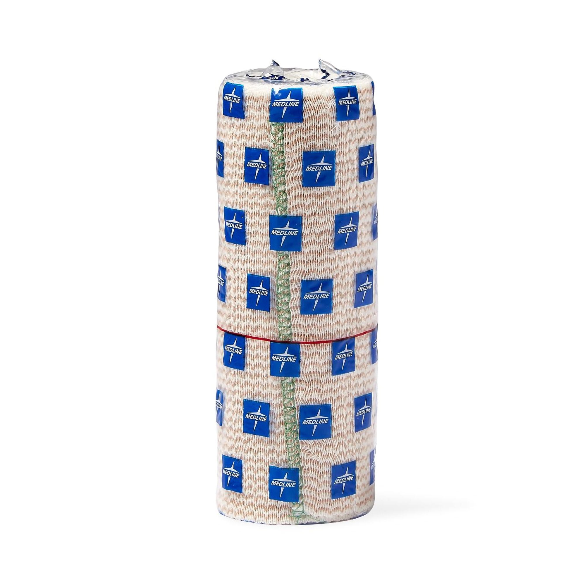 Matrix Double Hook and Loop Closure Elastic Bandage, 6 Inch x 5 Yard-Elastic Bandage Matrix 6 Inch X 5 Yard Double Hook and Loop Closure Natural NonSterile Medium Compression
