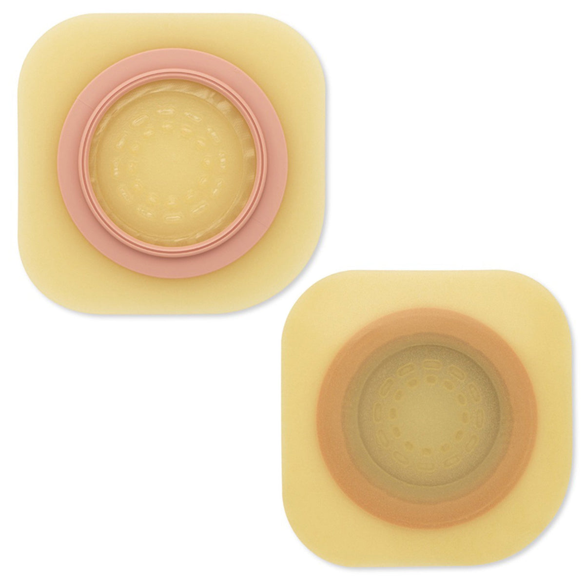 Pouchkins SoftFlex Skin Barrier-"Ostomy Barrier Pouchkins SoftFlex Precut, Standard Wear Adhesive without Tape 1-3/4 Inch Floating Flange Green Code System Polymer/ Copolymer Plastic 1-1/4 Inch Opening"