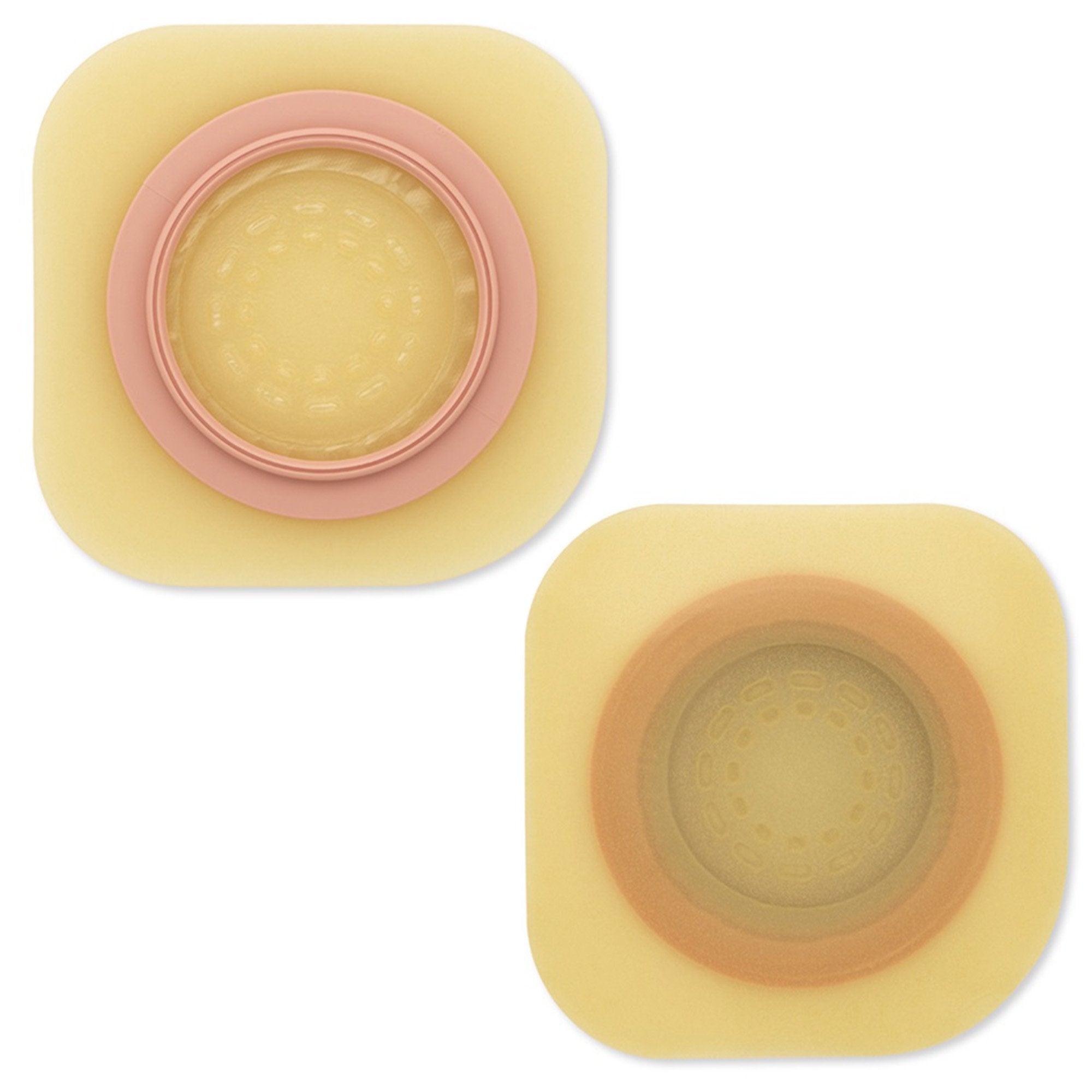 Pouchkins SoftFlex Skin Barrier-"Ostomy Barrier Pouchkins SoftFlex Precut, Standard Wear Adhesive without Tape 1-3/4 Inch Floating Flange Green Code System Polymer/ Copolymer Plastic 1-1/4 Inch Opening"