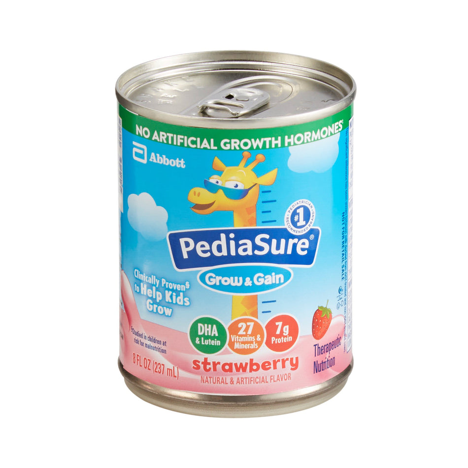 PediaSure� Grow & Gain Therapeutic Nutrition, Strawberry, 8-ounce can-Pediatric Oral Supplement PediaSure� Grow & Gain Strawberry Flavor 8 oz. Can Liquid Calories