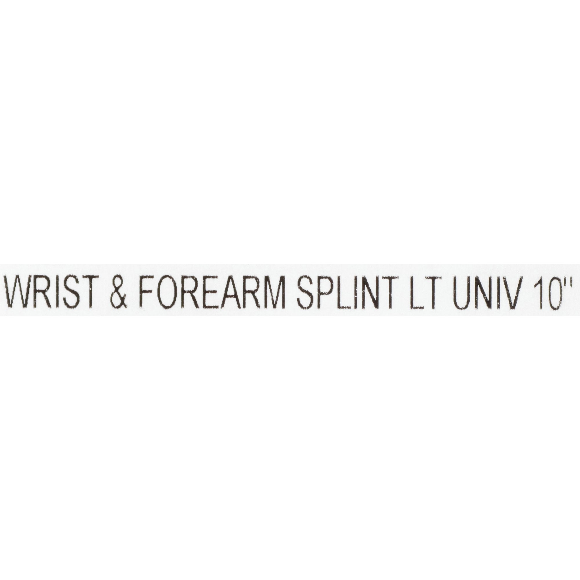 McKesson Left Wrist / Forearm Splint, One Size Fits Most-Wrist / Forearm Brace McKesson Aluminum / Nylon / Foam / Flannelette Left Hand Black / Blue One Size Fits Most