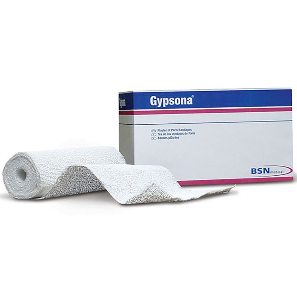 Gypsona S Plaster Cast Splint, 5 x 30 Inch-Plaster Splint Gypsona S 5 X 30 Inch Plaster of Paris / Plastic White