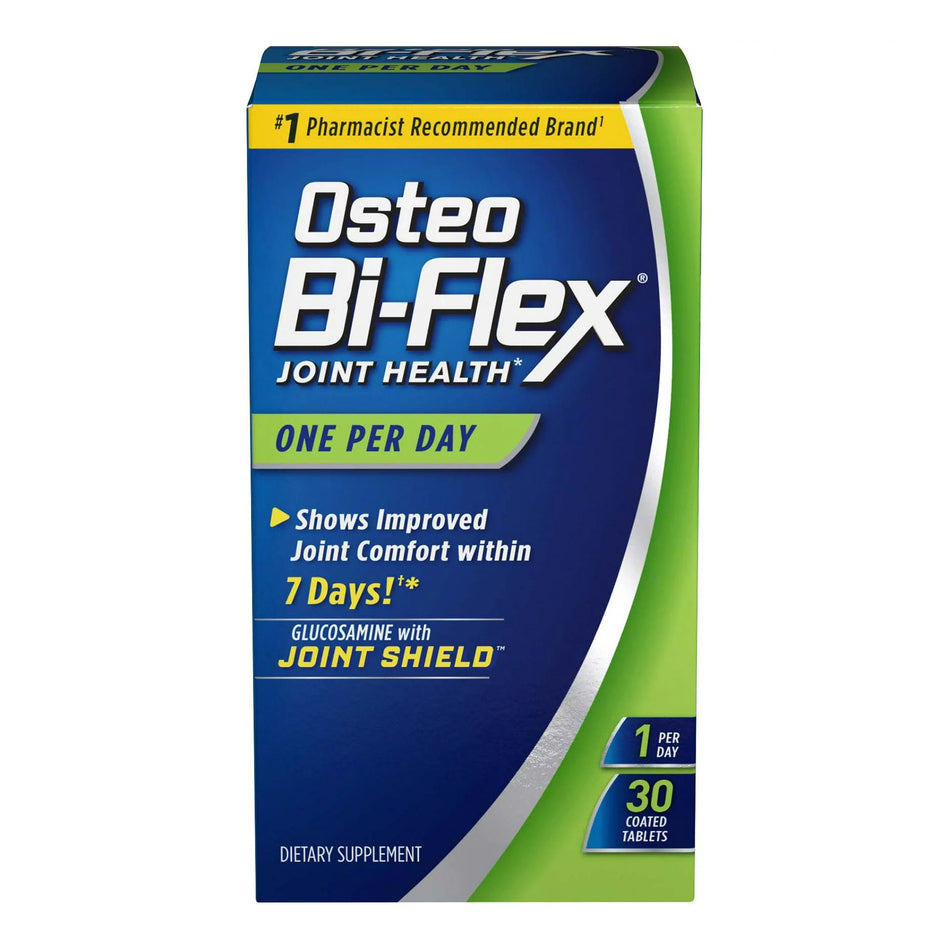 Osteo-Bi-Flex Vitamin D / Glucosamine Joint Health Supplement-Joint Health Supplement Osteo-Bi-Flex Vitamin D / Glucosamine 400 IU - 1500 mg Strength Caplet 30 per Bottle