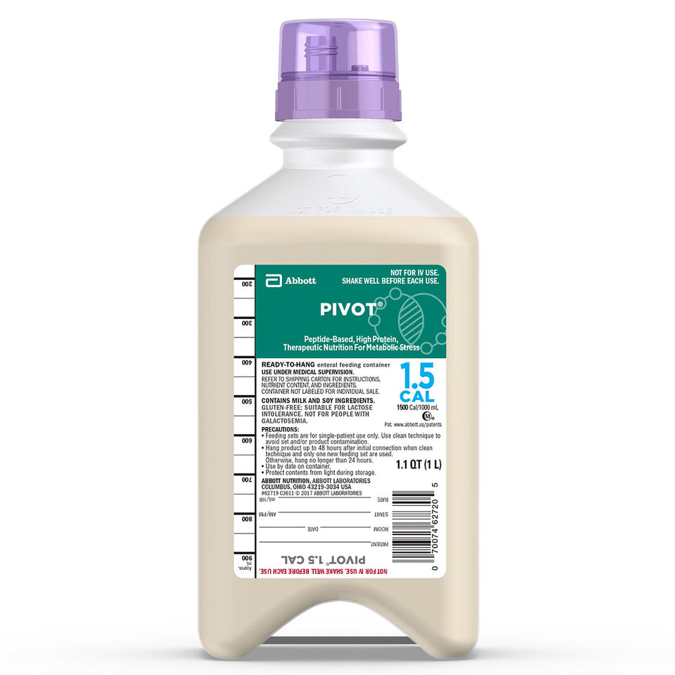 Pivot® 1.5 Cal Tube Feeding Formula, 33.8-ounce bottle - Nutritionals and Feeding Supplies>Nutritionals>Oral Supplements -...