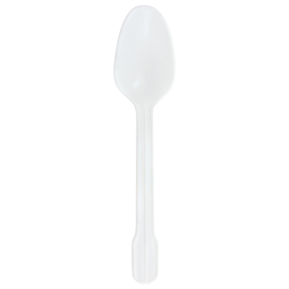 McKesson White Polypropylene Spoon-Teaspoon McKesson General Purpose White Polypropylene
