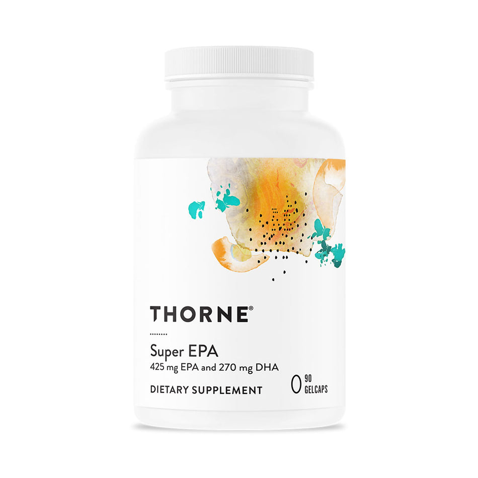 Thorne Super EPA Dietary Supplement-Dietary Supplement THORNE Super EPA EPA / DHA 425 mg - 275 mg Strength Gelcap 90 per Bottle