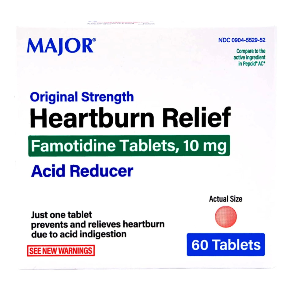 Major® Famotidine Antacid - Pharmaceuticals>Over the Counter>Gastrointestinal>Antacids - Major Pharmaceuticals