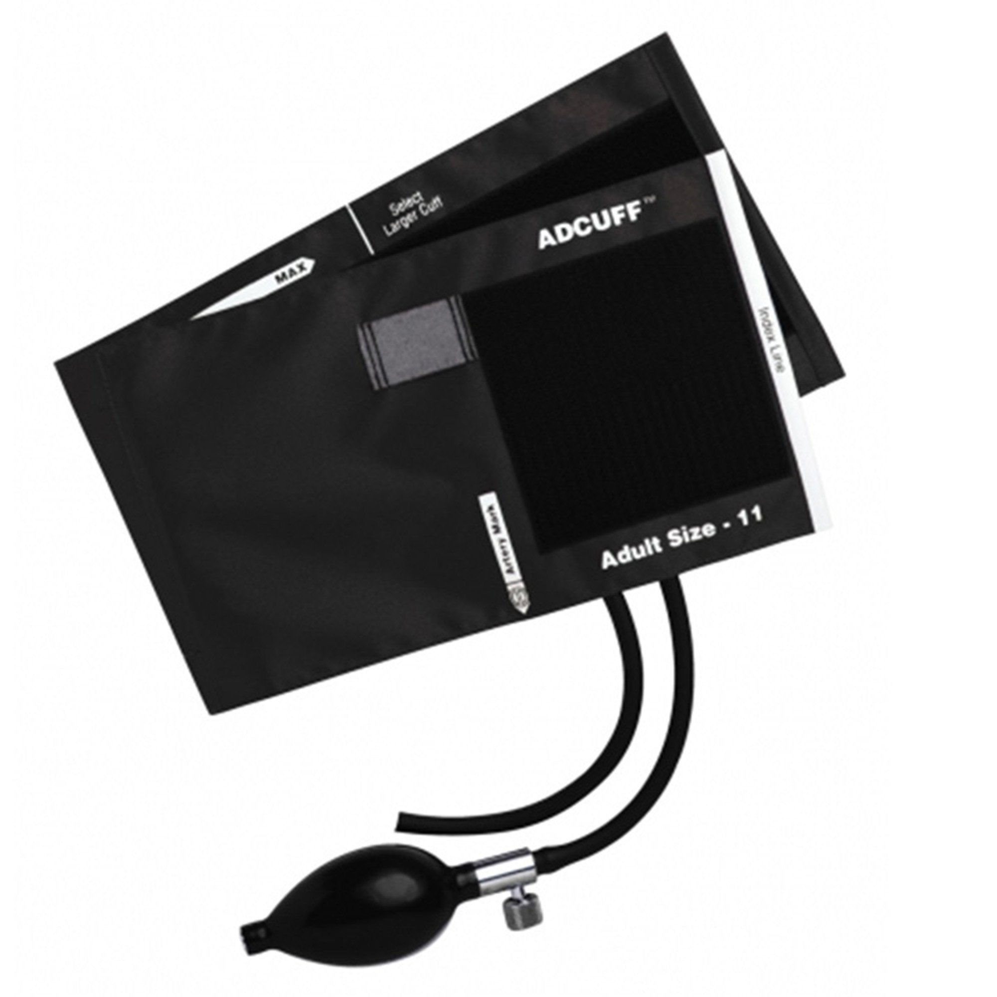Adcuff Inflation System Set-Reusable Blood Pressure Cuff and Bulb Adcuff 23 to 40 cm Arm Nylon Cuff Adult Cuff