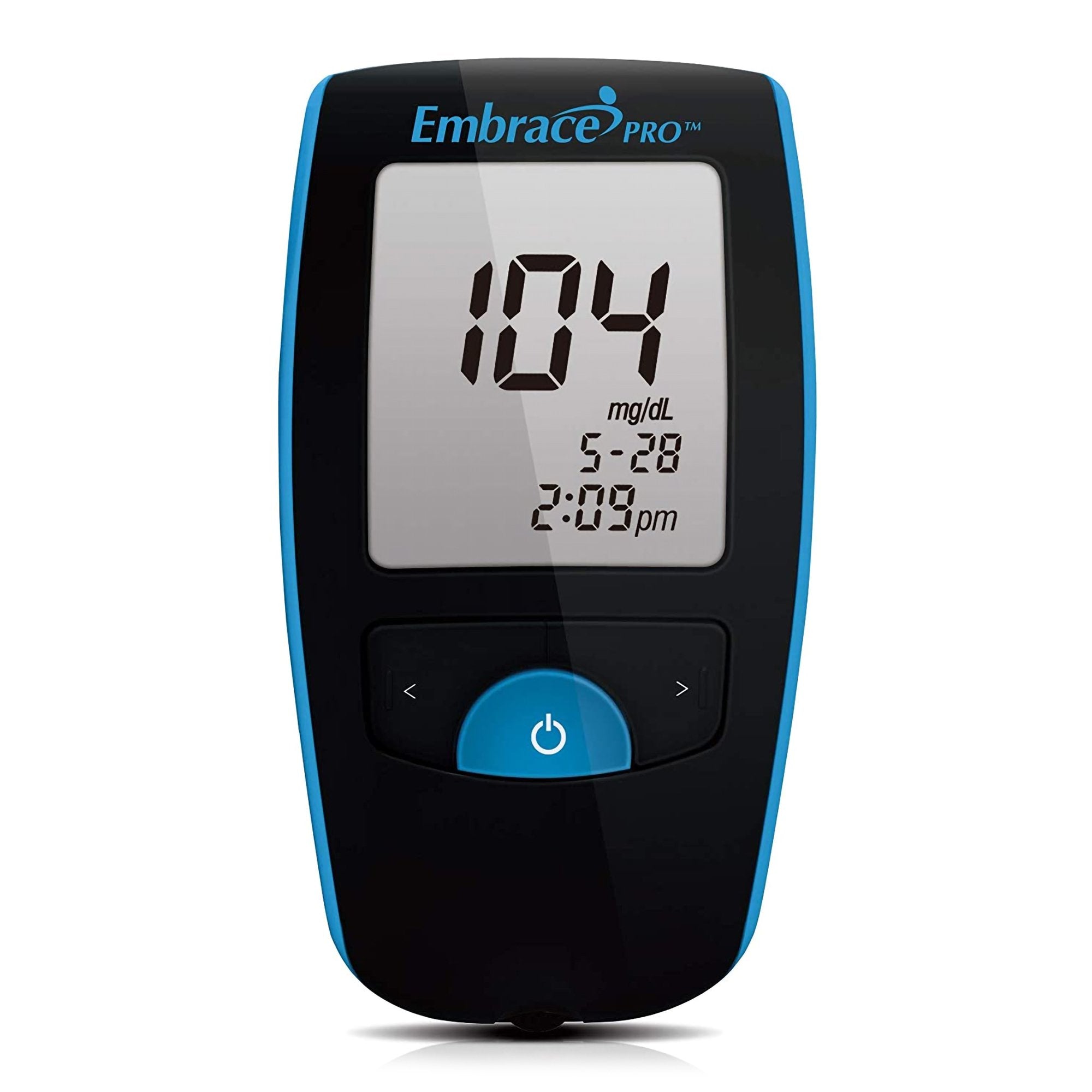 Embrace Blood Glucose Meter-Blood Glucose Meter Embrace 5 Second Results Stores up to 500 Results No Coding Required