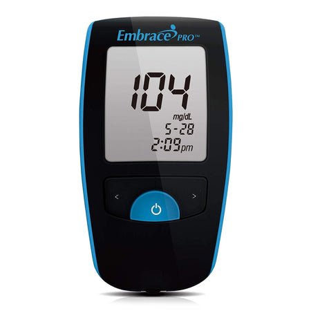 Embrace Blood Glucose Meter-Blood Glucose Meter Embrace 5 Second Results Stores up to 500 Results No Coding Required