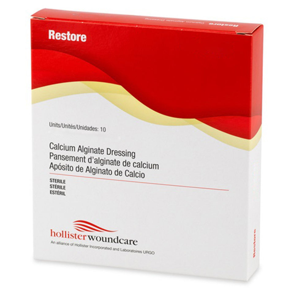 Restore� Calcium Alginate Dressing, 2 x 2 Inch-Alginate Dressing Restore� 2 X 2 Inch Square