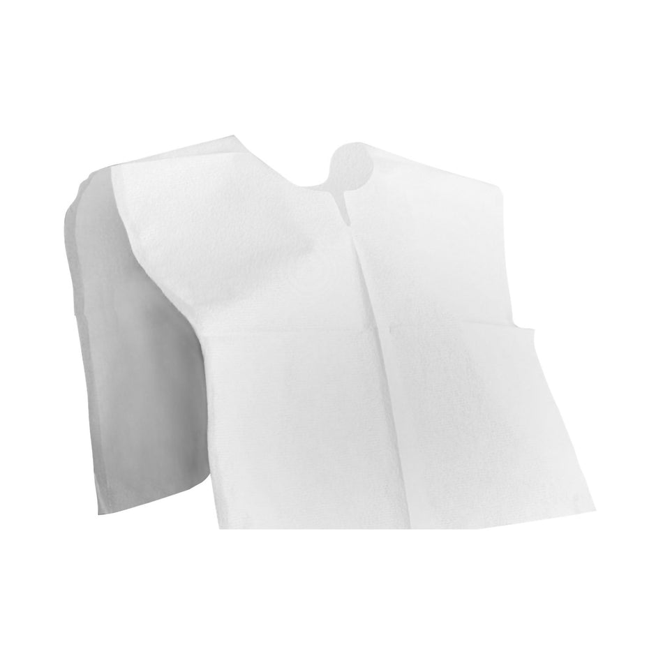 McKesson Exam Cape-Exam Cape McKesson White Open Sides Without Closure Unisex