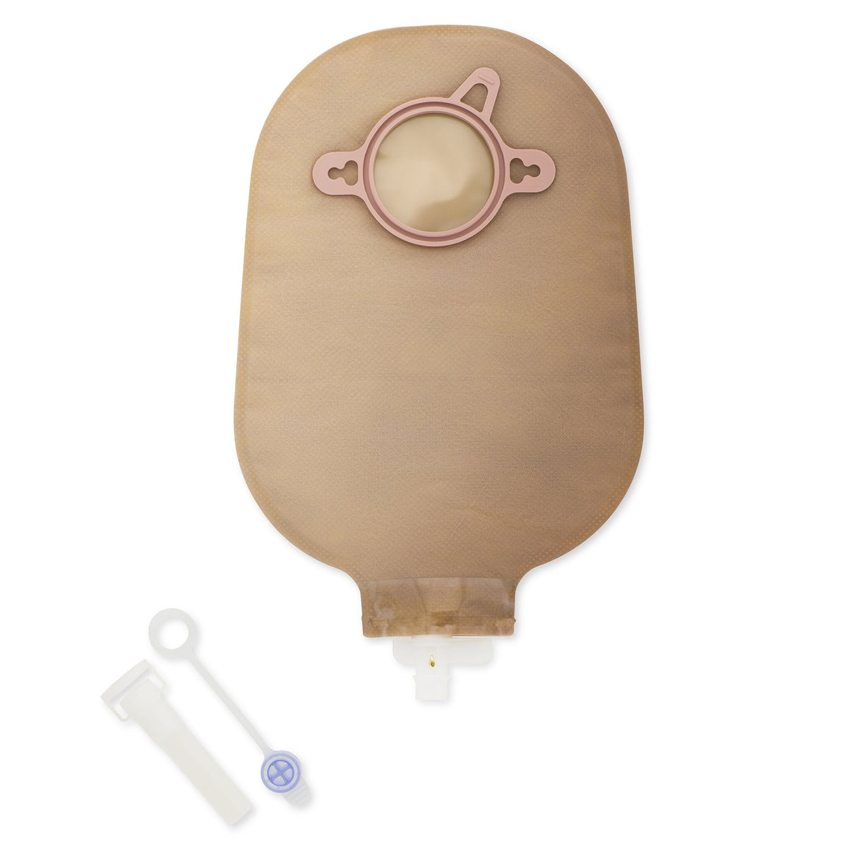 CeraPlus One-Piece Drainable Beige Urostomy Pouch, 9 Inch Length, 3/4 Inch Stoma-"Urostomy Pouch CeraPlus One-Piece System 9 Inch Length Soft Convex, Pre-Cut 3/4 Inch Stoma Drainable"