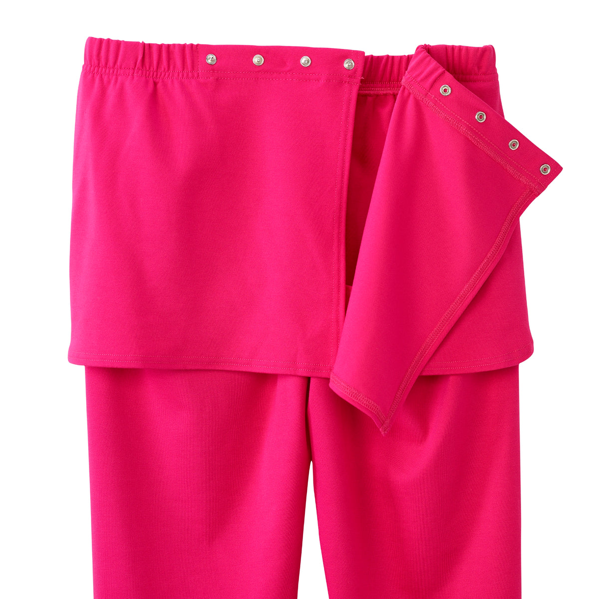 Silverts® Women's Open Back Soft Knit Pant, Extreme Pink, Large