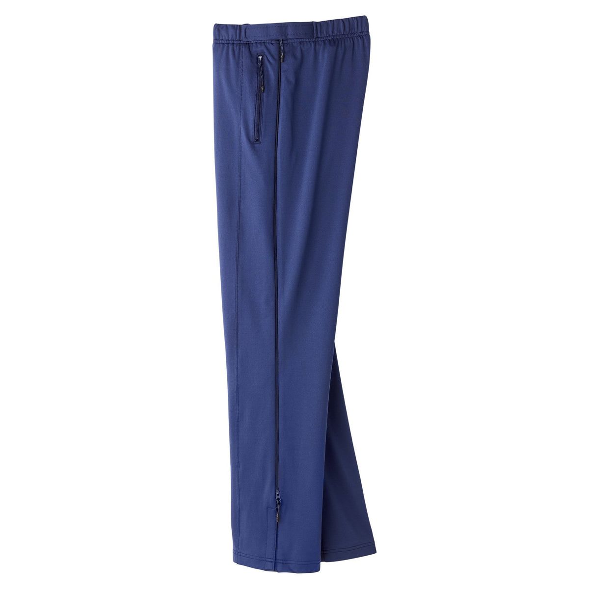 Silverts® Men's Easy Touch Side Zip Pant with Catheter Access, Navy Blue, Medium