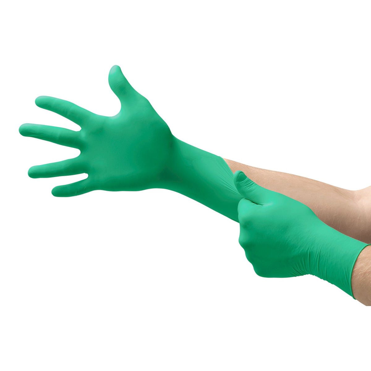 Neogard Polychloroprene Exam Glove, Small, Green-Exam Glove Neogard Small NonSterile Polychloroprene Standard Cuff Length Textured Fingertips Green Not Rated