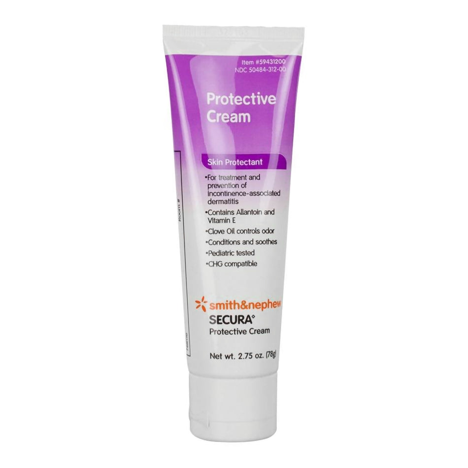 Secura™ Zinc Oxide Skin Protectant 2.75-ounce Tube - Personal Hygiene>Skin Care>Moisturizers - Smith & Nephew