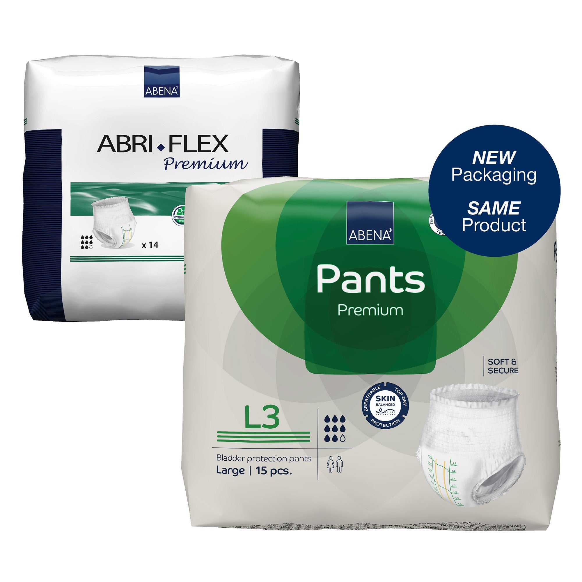 Abena® Premium Pants L3 Incontinence Brief, Large - Incontinence>Adult Briefs and Protective Undergarments - Abena North A...
