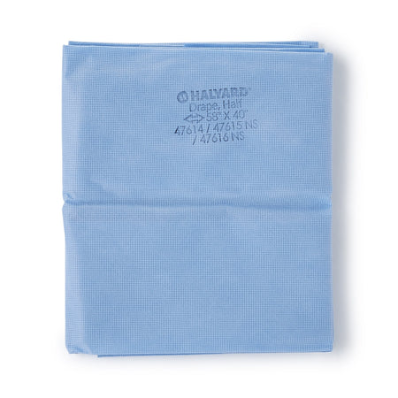 Halyard Sterile Half General Purpose Drape, 40 x 58 Inch-General Purpose Drape Half Drape 40 W X 58 L Inch Sterile