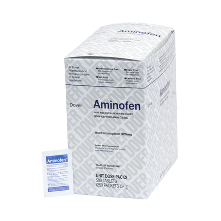 Aminofen Acetaminophen Pain Relief-Pain Relief Aminofen 325 mg Strength Acetaminophen Unit Dose Tablet 250 per Box