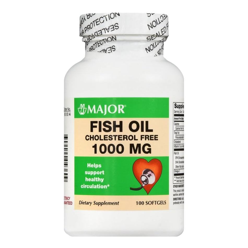 Major® Fish Oil Omega 3 Supplement - Pharmaceuticals>Over the Counter>Nonprescription Vitamins and Minerals - Major Pharma...