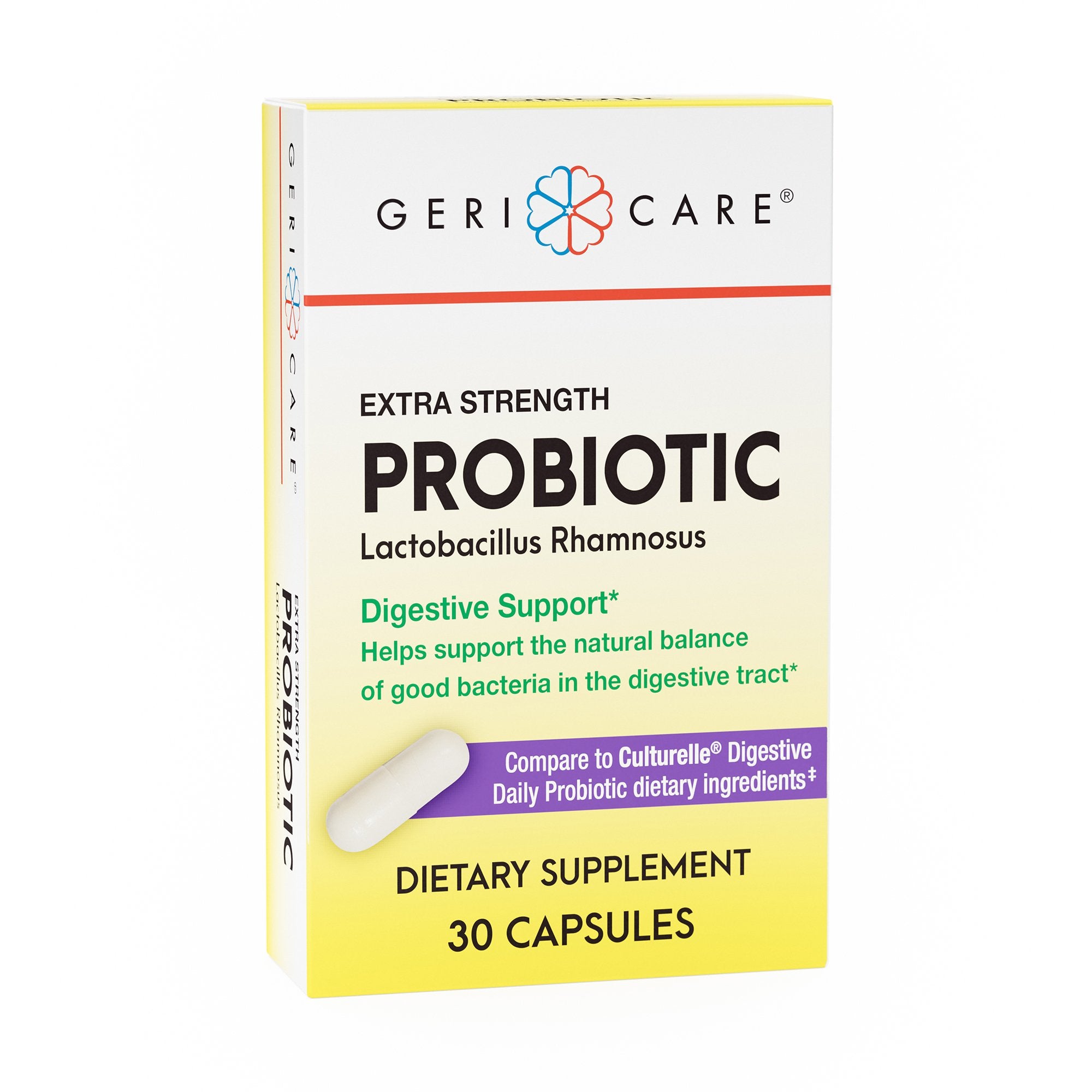 Geri-Care Probiotic Dietary Supplement-Probiotic Dietary Supplement Geri-Care 30 per Box Capsule