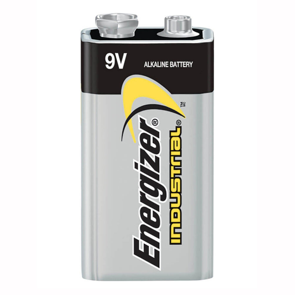 Energizer Industrial Alkaline Battery, 9V-Alkaline Battery Energizer 9V Cell 9V Disposable