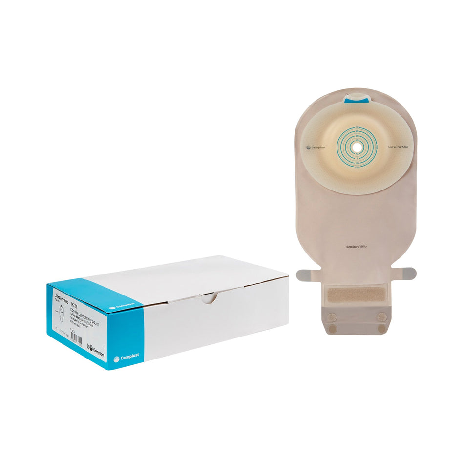 SenSura Mio Convex One-Piece Drainable Transparent Filtered Ostomy Pouch, 11 Inch Length, 3/8 to 1-11/16 Inch Stoma-"Ostomy Pouch SenSura Mio Convex One-Piece System 11 Inch Length, Maxi Convex Light, Trim to Fit 3/8 to 1-11/16 Inch Stoma Drainable"
