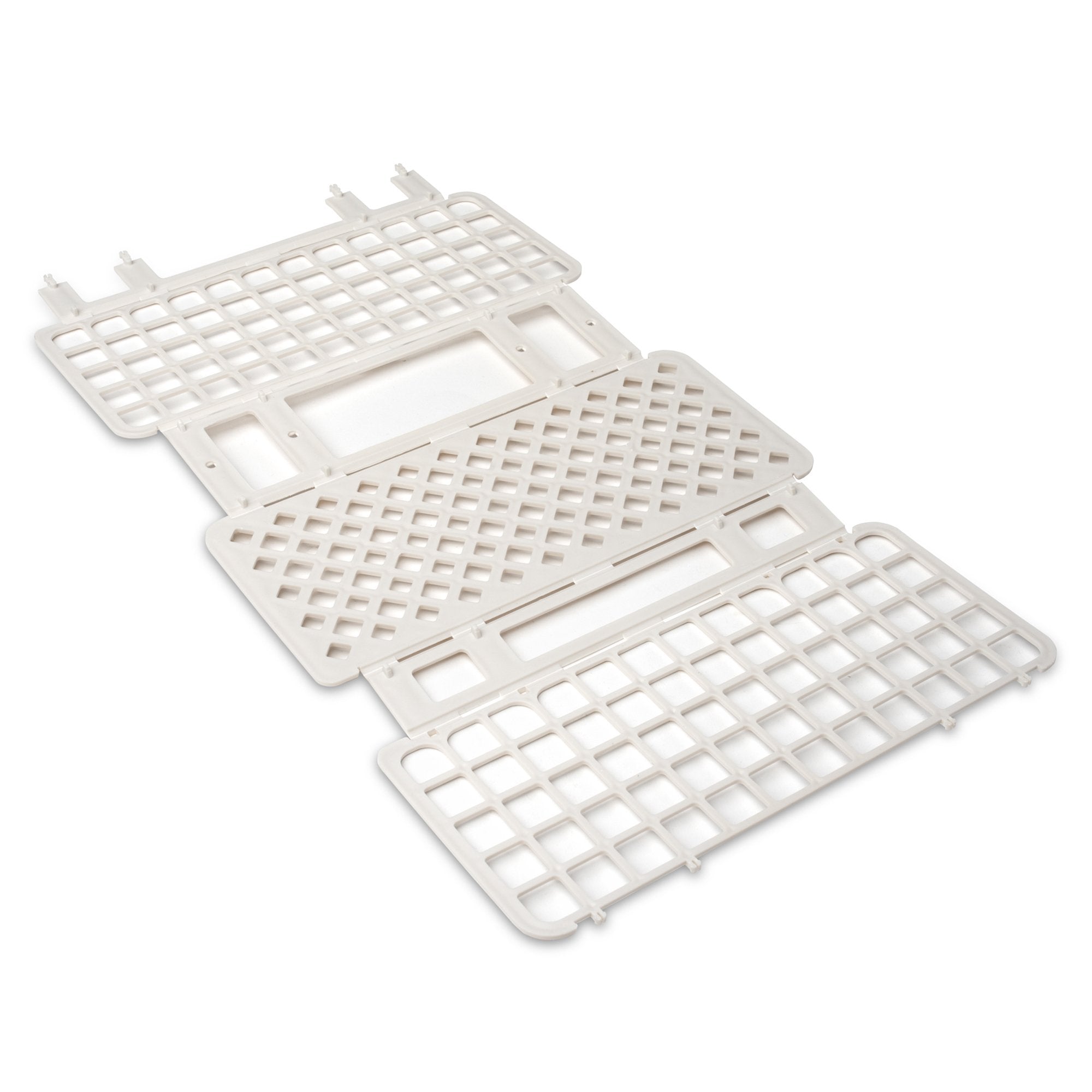 Heathrow Scientific Test Tube Rack, 24.5 x 10.5 x 6.3 Centimeter-Fold and Snap Test Tube Rack 60 Place 5 to 15 mL Tube Size White 2-2/5 X 4-1/8 X 9-2/3 Inch