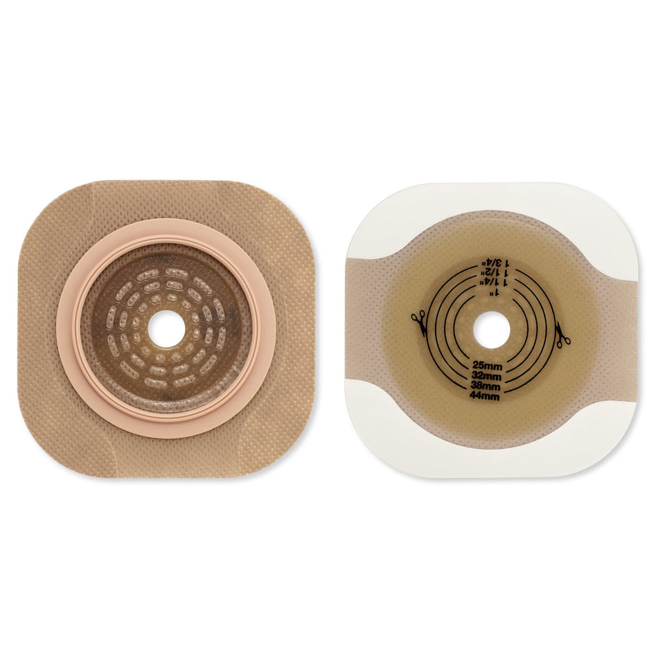 New Image Flat CeraPlus Ostomy Barrier with Adhesive Tape Borders, 1-1/8 Inch Opening-"Ostomy Barrier New Image Flat CeraPlus Precut, Extended Wear Adhesive Tape Borders 1-3/4 Inch Flange Green Code 1-1/8 Inch Opening"