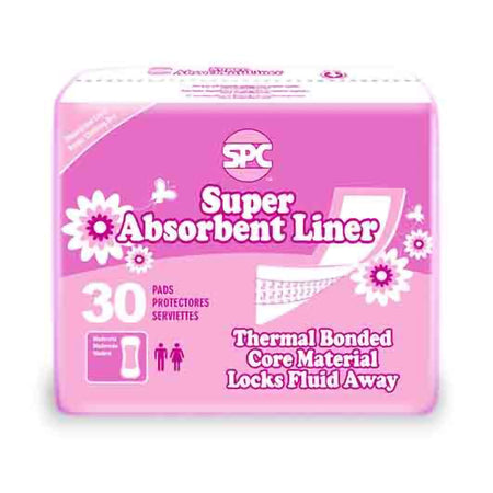 SPC™ Super Absorbent Liner, 4 x 11 Inch - Incontinence>Incontinence Liners and Pads - Sigma Supply & Distribution Inc