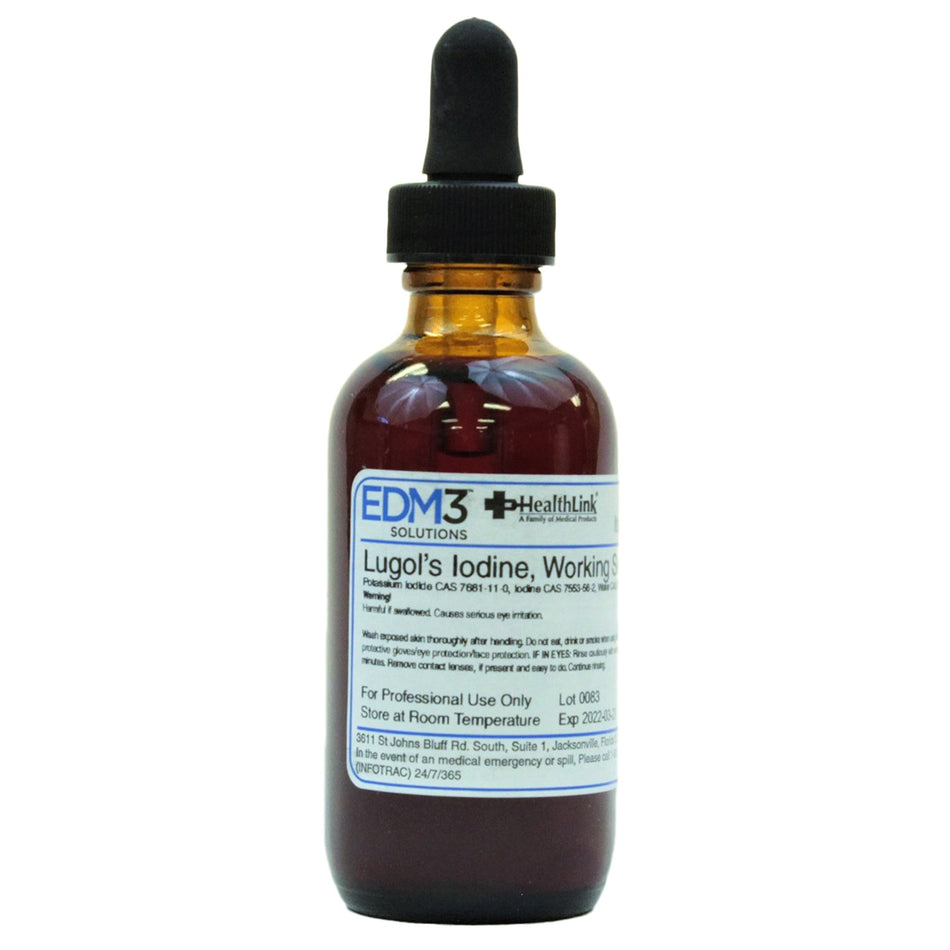 Healthlink Lugol's Solution-Lugol's Iodine Stain 2 oz.