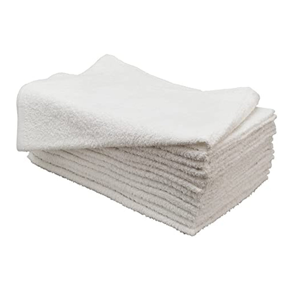 White Hand Towel, 16 x 27 Inch-Hand Towel 16 X 27 Inch White