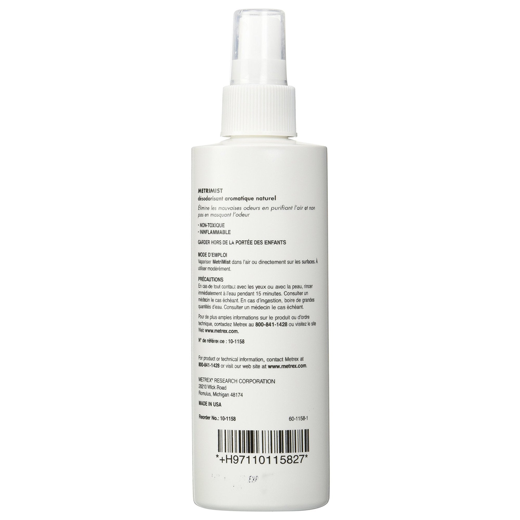 MetriMist™ Air Deodorizer, 8 oz Pump Spray Bottle - Housekeeping>Air Fresheners and Deodorizers - Metrex Research