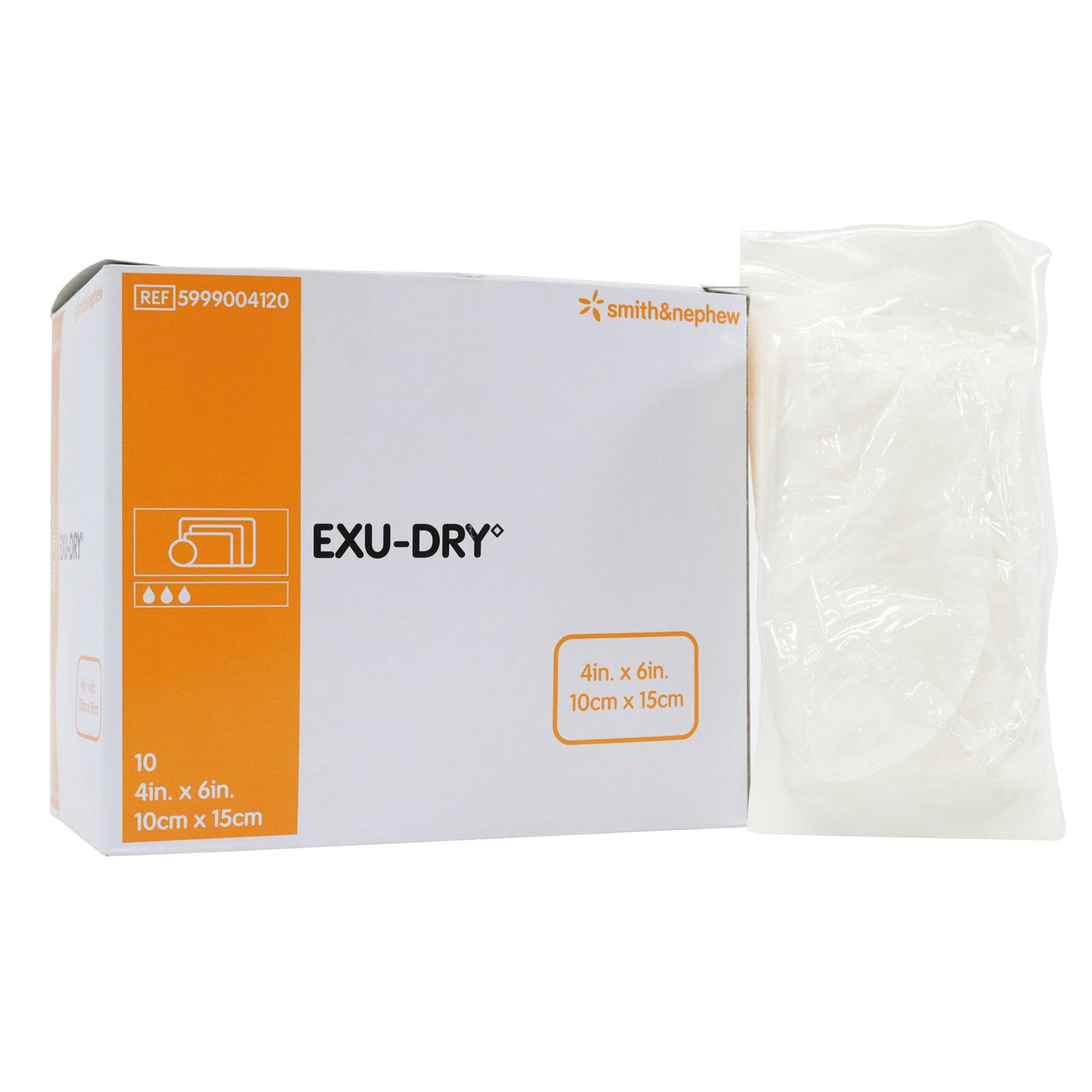 Smith & Nephew Exu-Dry Anti-Shear Super Absorbent Dressing, 4 x 6 inch - Wound Care>Advanced Wound Care>Super Absorbent Dr...