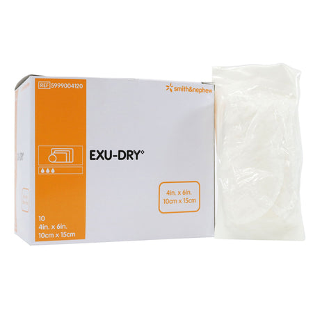 Smith & Nephew Exu-Dry Anti-Shear Super Absorbent Dressing, 4 x 6 inch - Wound Care>Advanced Wound Care>Super Absorbent Dr...