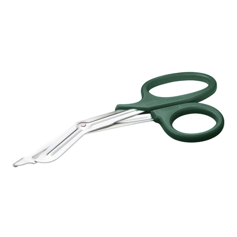 McKesson Medicut Trauma Shears, Green-Trauma Shears McKesson Medicut Green 7-1/4 Inch Length Medical Grade Stainless Steel Finger Ring Handle Blunt Tip / Blunt Tip