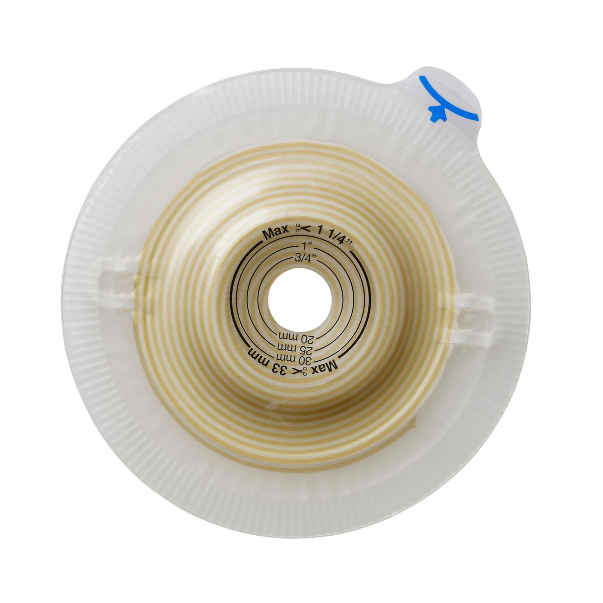 Assura® Convex Light Ostomy Barrier, Pre-cut to Fit 28mm Stomas, Red Color Match - Ostomy>Barriers - Coloplast