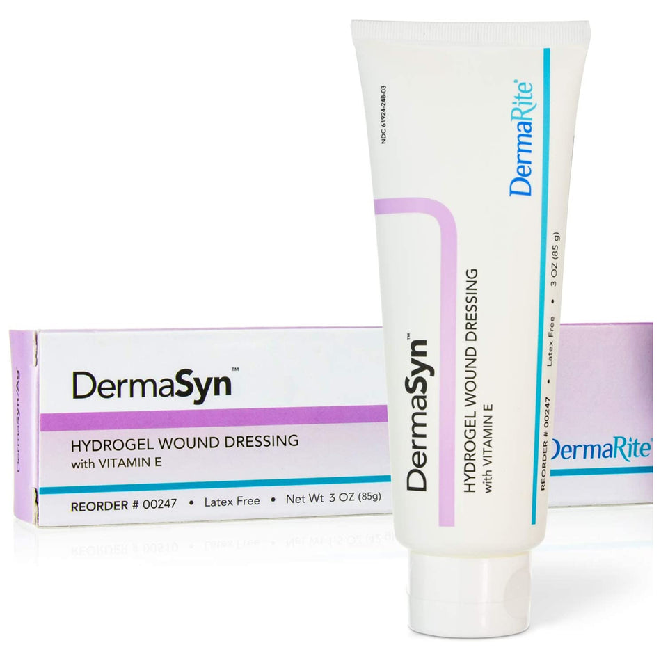 DermaSyn Wound Dressing Gel, 3 oz.-Hydrogel Wound Dressing Dermasyn 3 oz. Gel / Amorphous NonSterile