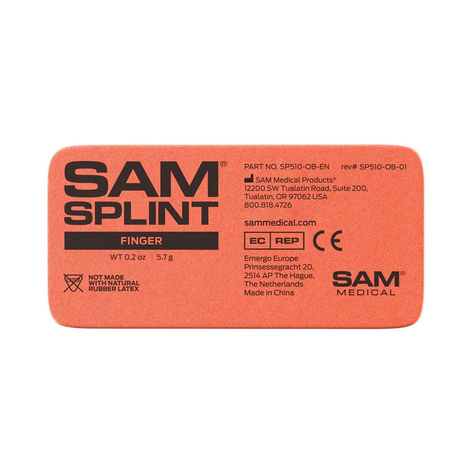 SAM Finger Splint-Finger Splint Sam Blue / Orange
