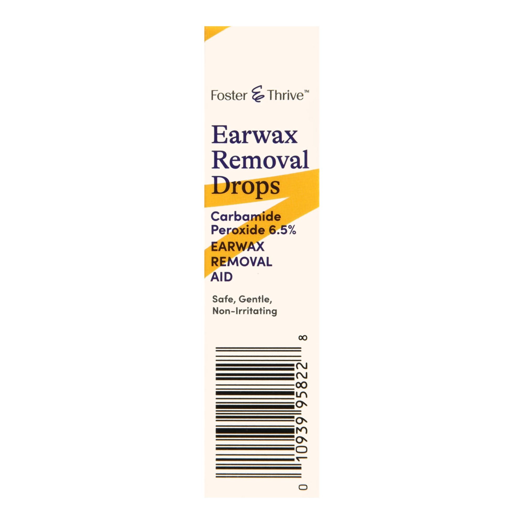 Ear Wax Remover Foster & Thrive™ 0.5 oz. Otic Drops 6.5% Strength Carbamide Peroxide