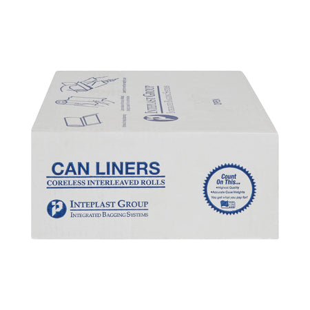 McKesson Extra Heavy Duty Clear Trash Bag, 45 gal, 17 Mic-Trash Bag McKesson 45 gal. Clear HDPE 17 Mic. 40 X 48 Inch Star Seal Bottom Coreless Roll