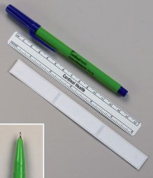 Convertors Skin Marker-Skin Marker with Ruler and Labels Convertors Gentian Violet Ink Sterile Full Size Fine Tip