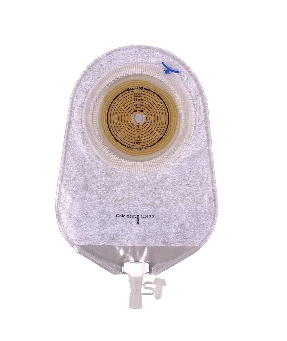 Assura One-Piece Drainable Transparent Urostomy Pouch, 10 Inch Length, 1-1/8 Inch Stoma-Urostomy Pouch Assura One-Piece System 10-3/4 Inch Length Convex 1-1/8 Inch Stoma Drainable